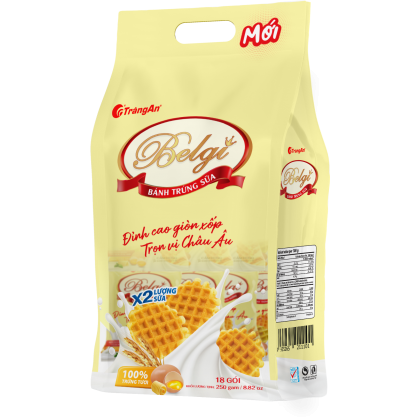BÁNH TRỨNG SỮA BELGI 250G