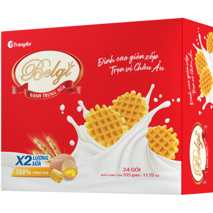 BÁNH TRỨNG SỮA BELGI 278G & 333G