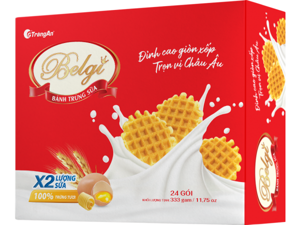 BÁNH TRỨNG SỮA BELGI 278G & 333G