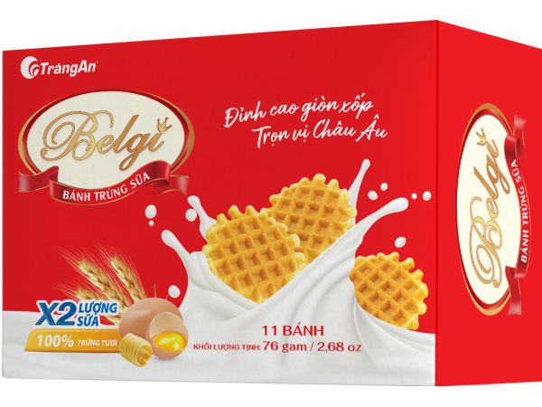 Bánh trứng sữa Belgi 76g
